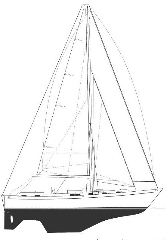 44 peterson sailboat