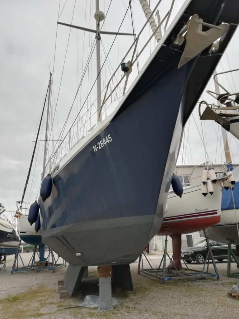 Praktischer Kimmkiel der Reinke Aluminium-Segelboote