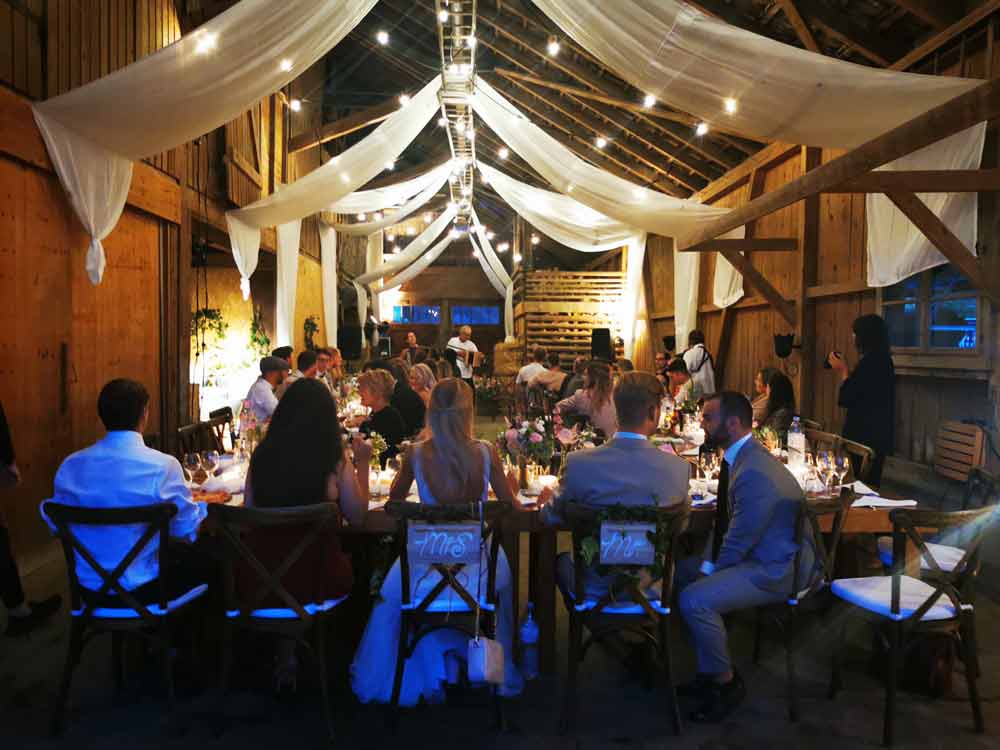 Barn Wedding in Switzerland