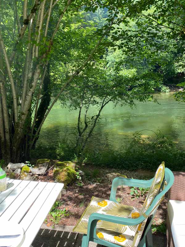 The Doubs river in Switzerland