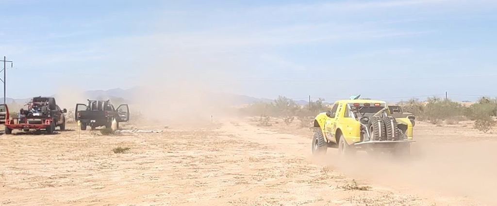 Desert racing dune buggy in the Sonoran desert
