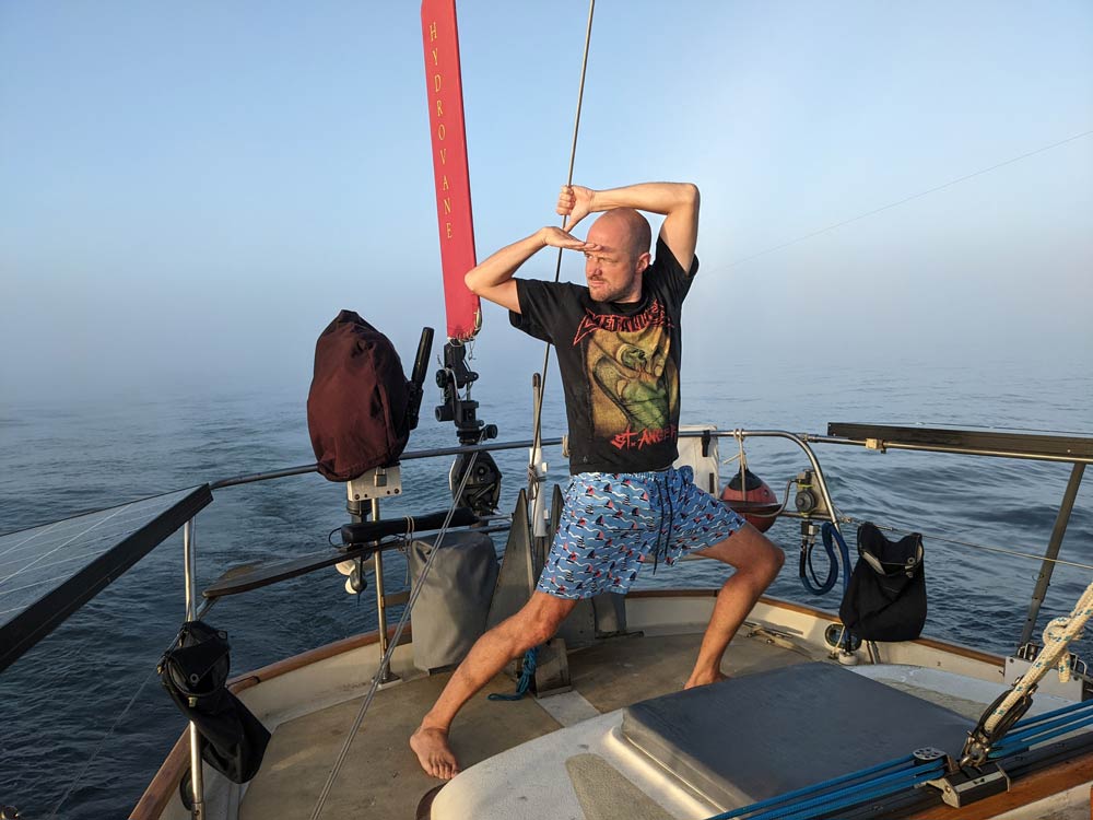 Life on a sailboat can be goofy